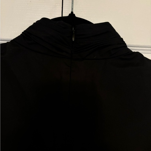 Frame Margot Mock Neck Balloon Sleeves Belted Black Mini Dress With Pockets NWOT - Picture 8 of 15